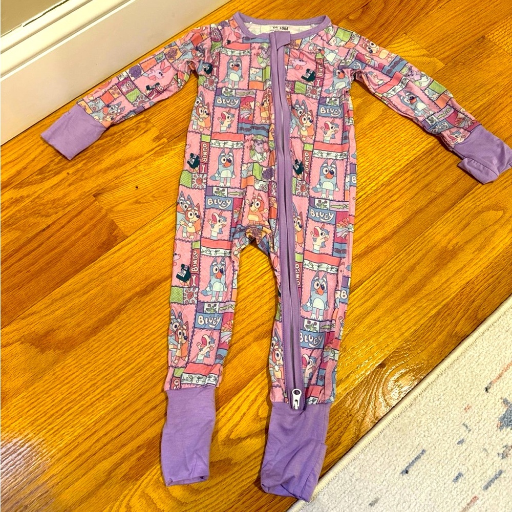 Bluey Bamboo Pajamas- 12-18 months